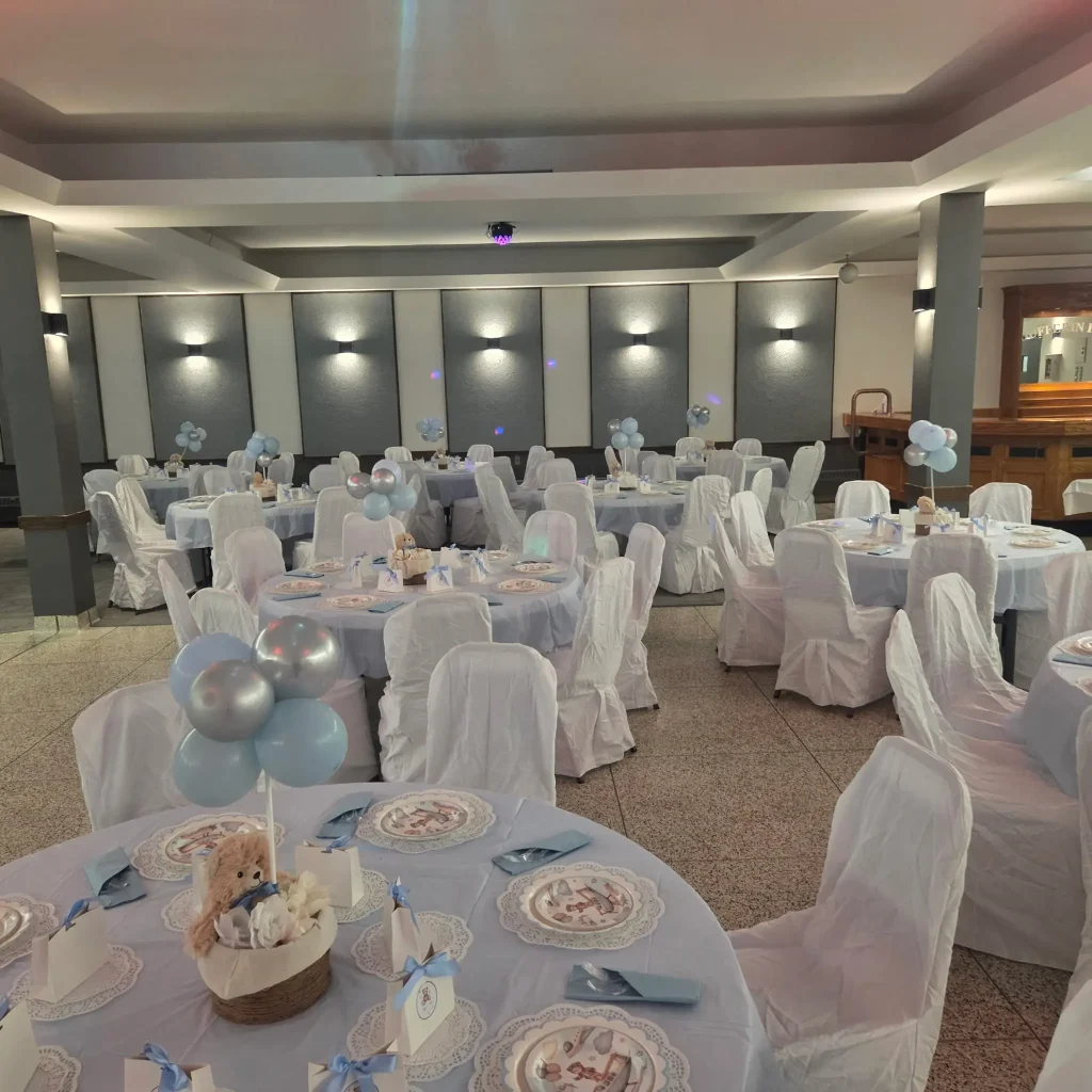 Banquet setup at Dufferin Hall in London Ontario